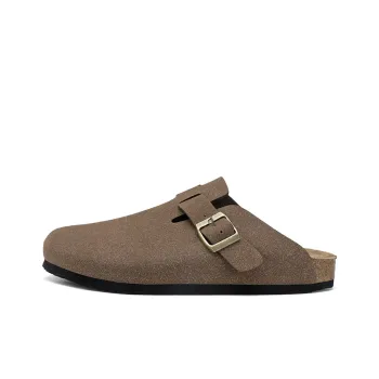 Magelly Cork Sole Slip Resistant Abrasion Resistant Quiet Wrap toe Slippers Unisex