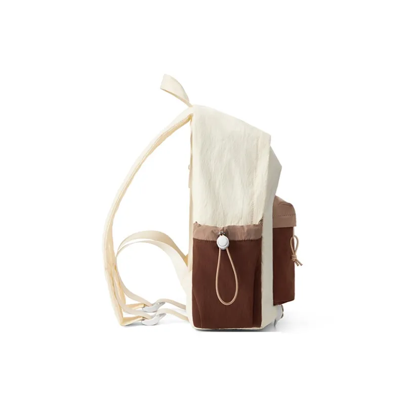 MR.ACE HOMME Fabric Backpack Unisex Breeze Blue/Chestnut Brown/Coconut Green/Beige Gray Purple-14
