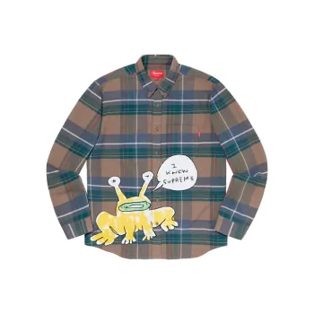 Supreme Daniel Johnston Plaid Shirt