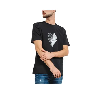 HUGO BOSS Graphic Printed Crewneck T Shirt