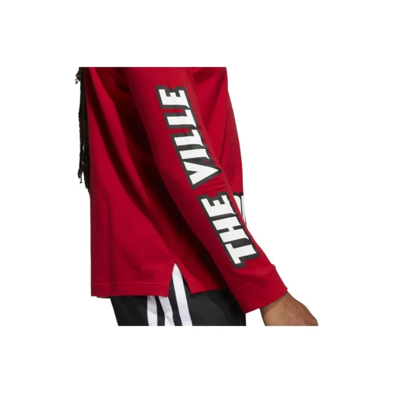 Adidas X Eric Emanuel Louisville Midnight Madness Graphic L/S Tee-3