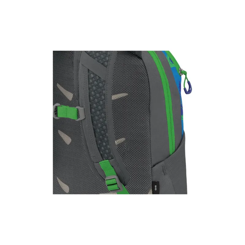 OSPREY Recycled Polyester Material Outdoor Mountaineering Bag Backpack Regular Men's Red Canyon/Lunar Eclipse Gray-3