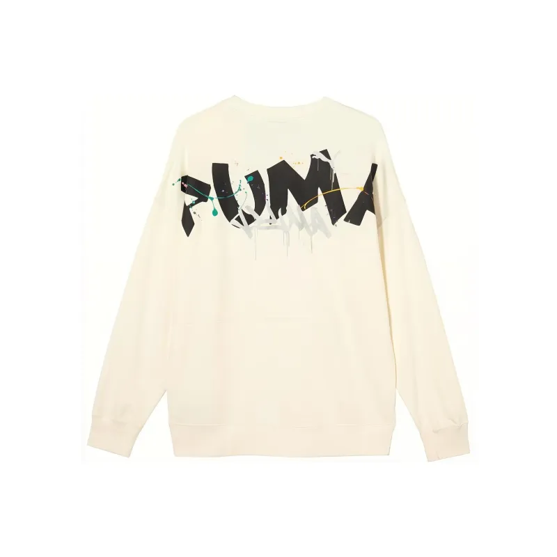PUMA CLASSICS FTP CREW TR Sweatshirt Unisex White-0