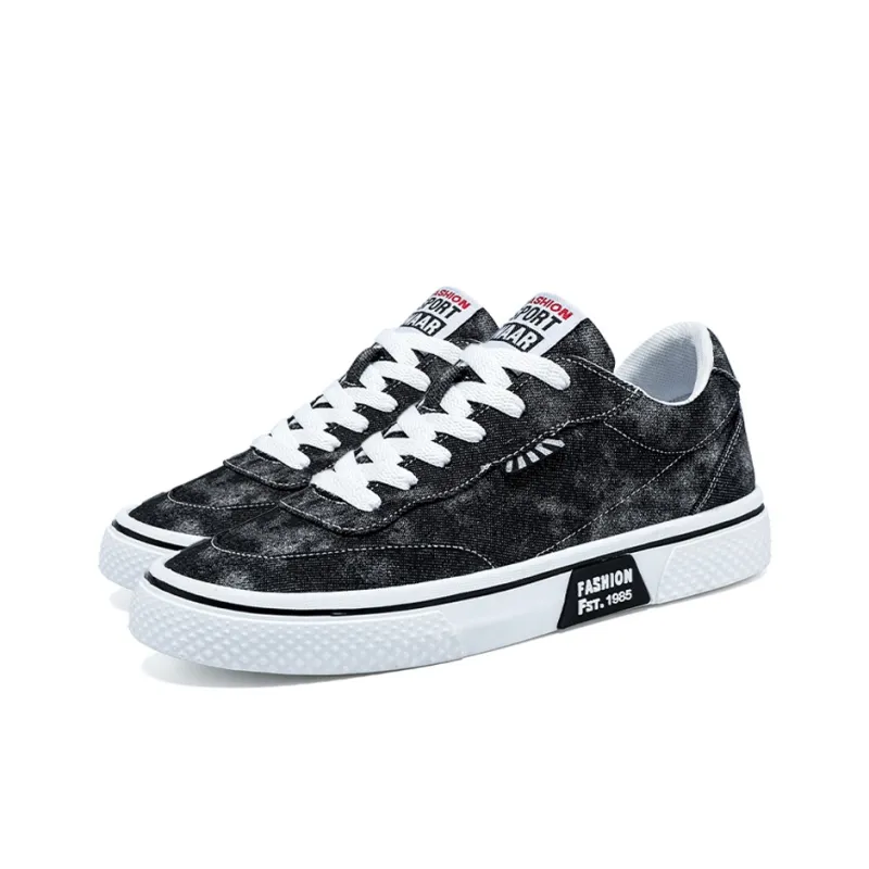 HACKBUTEER Low Top Canvas Shoes Men's Box Included-15