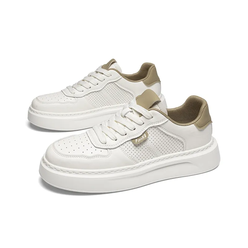 ABCIU Cushioning, Breathable, Height Increasing Low Top Skateboard Shoes Men's-2