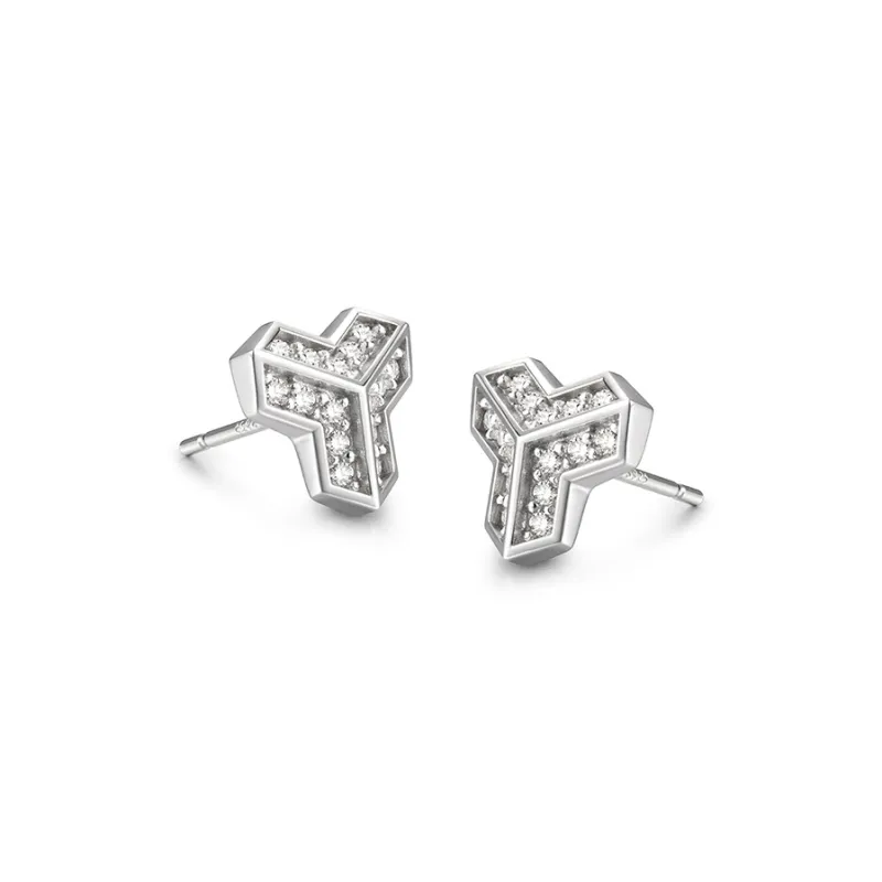 IDEAGEMER 925 Sterling Silver Earrings Men's-4