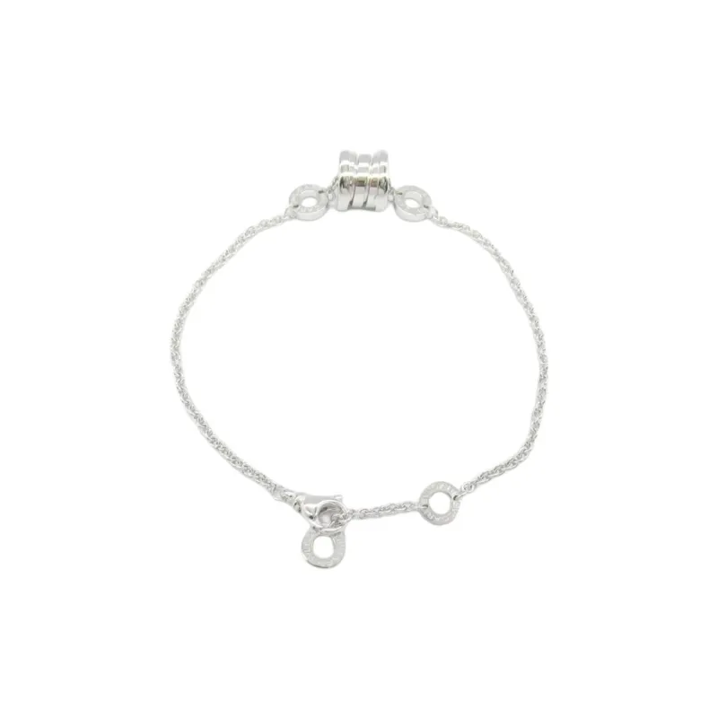 BVLGARI 2010s 18K White Gold Chikladi Diamond Pendant Necklace-1