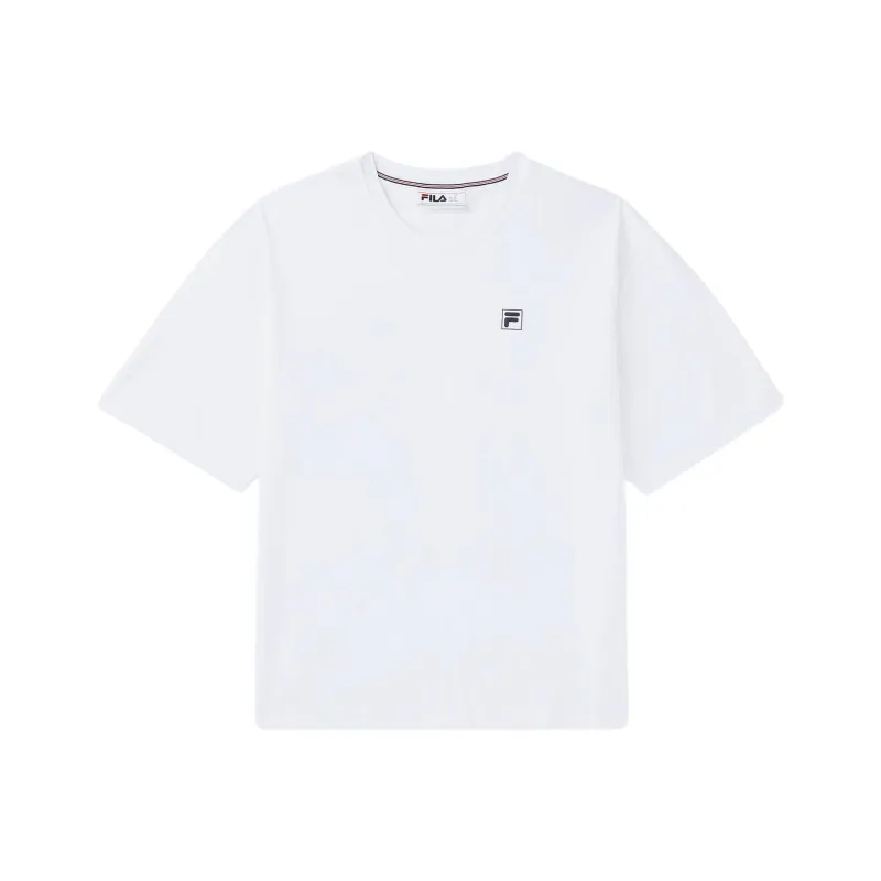 FILA Golf Series FW24 Country Club Course Map Bo T-Shirt Unisex White-0