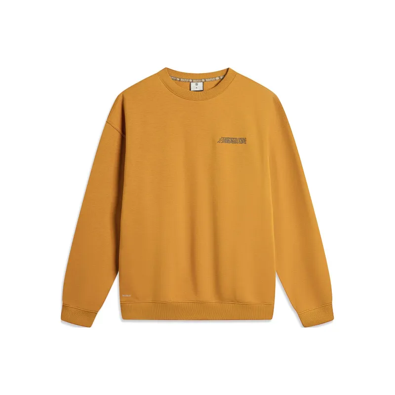 LiNing x MISTER CARTOON Sweatshirt Men's Camellia Beige-0