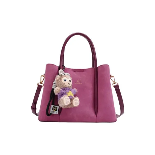 Monna Lisa PU Handbag Medium Size Women's Purple