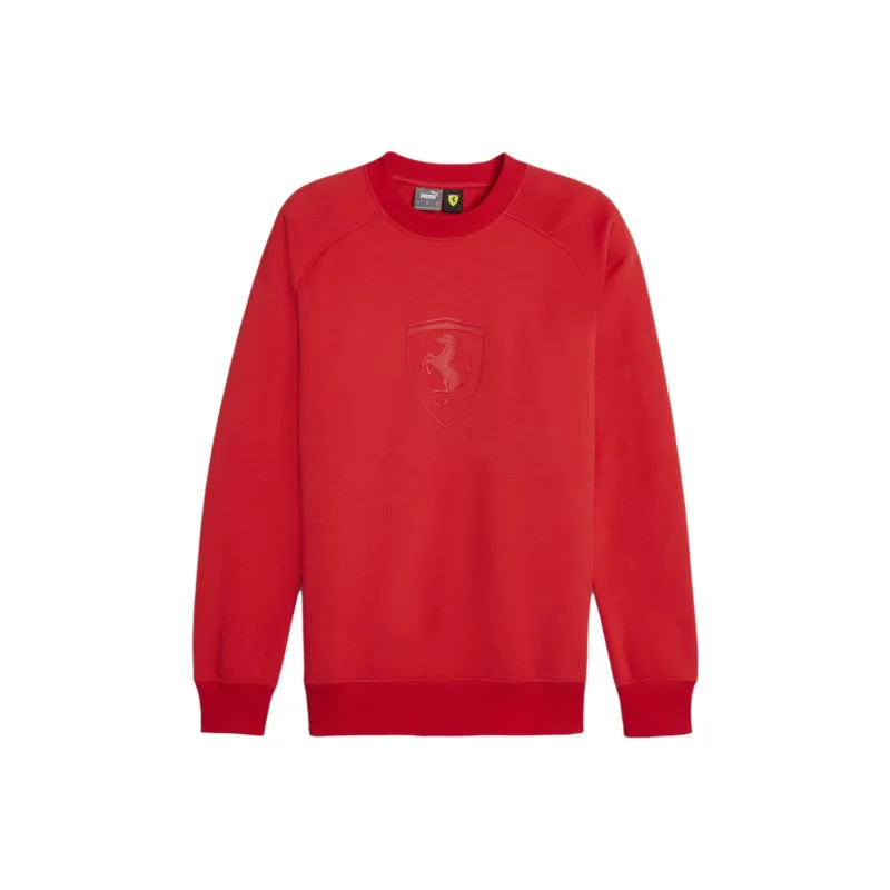 PUMA Scuderia Ferrari Race Big Shield Men's Motorsport Crew-0
