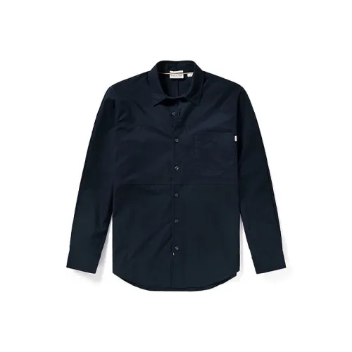 Timberland Shirts Men Dark Royal Blue