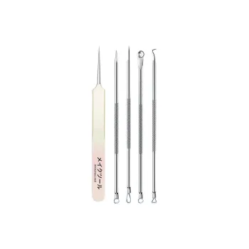 XIAOTIANLAI 304 Stainless Steel Pore Cleaner With Closed End Pimple Extraction Tool