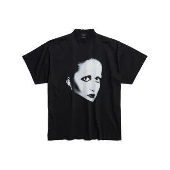 Balenciaga T Shirt Regular Fit Unisex Black