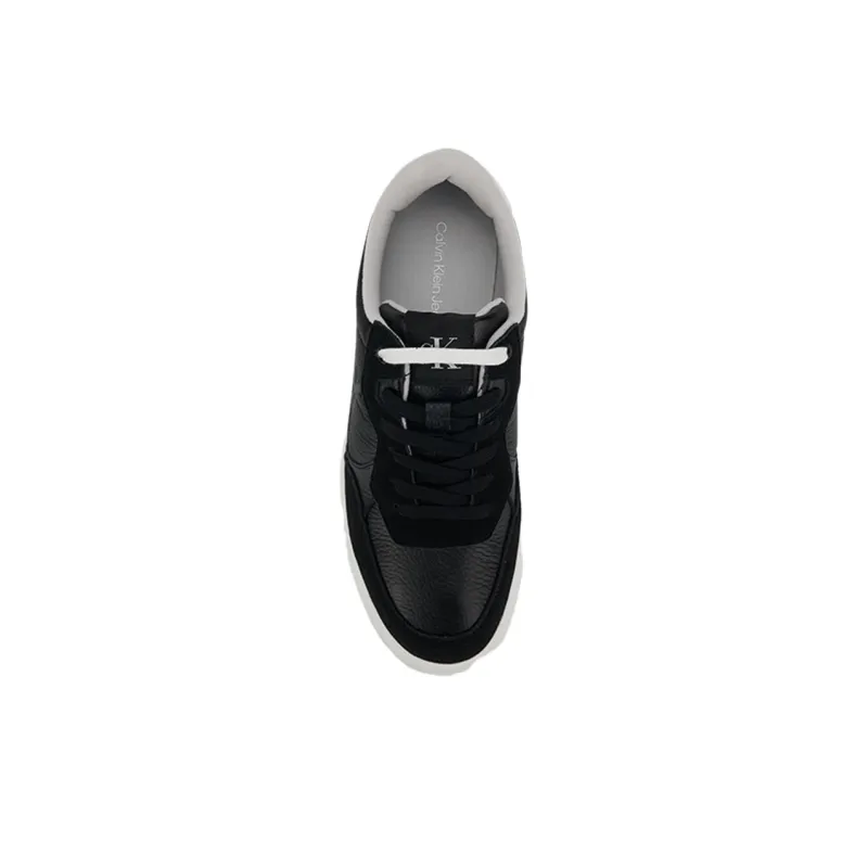 CKJ CALVIN KLEIN JEANS Low-Top Skateboard Shoes Men's Black White-3