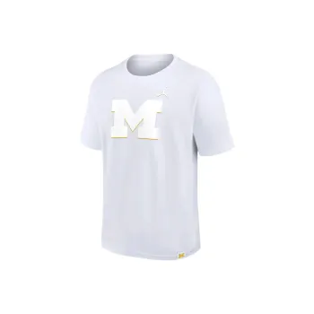 JORDAN Michigan Wolverines Statement Max90 Men's Nike College T Shirt
