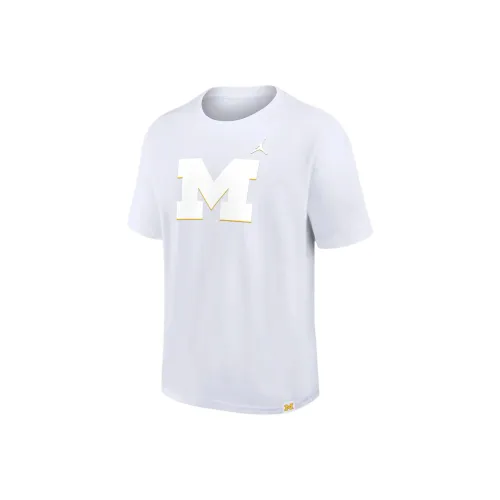 JORDAN Michigan Wolverines Statement Max90 Men's Nike College T Shirt