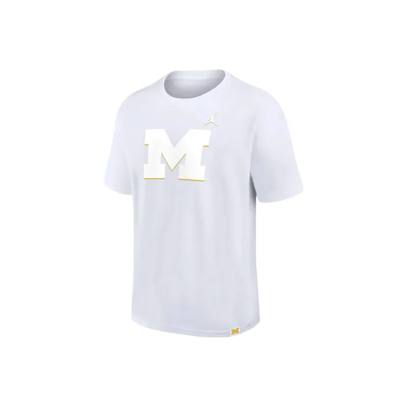 JORDAN Michigan Wolverines Statement Max90 Men's Nike College T Shirt-0