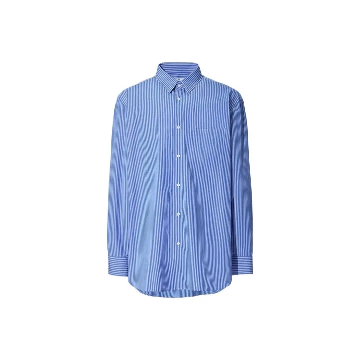 Jil Sander X UNIQLO Jil Sander Collaboration Shirts Men Royal Blue-0