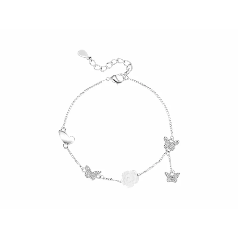 CHINA GOLD 925 Sterling Silver Bracelets Women's-0