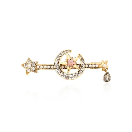 CHIMERA Artificial Rhinestone Hair Clips Women's
