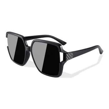 PULAIS TR/Memory Plastic Square Sunglasses Unisex