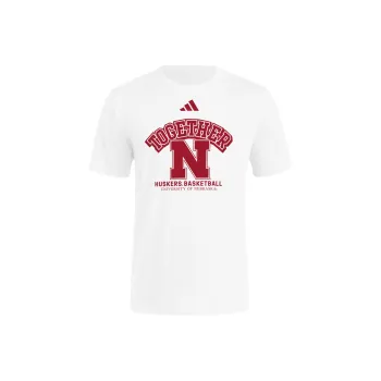 Adidas Free Shipping With AdiClub Nebraska Cornhuskers College Basketball Shooting Shirt
