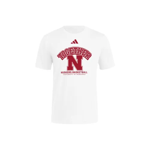 Adidas Free Shipping With AdiClub Nebraska Cornhuskers College Basketball Shooting Shirt