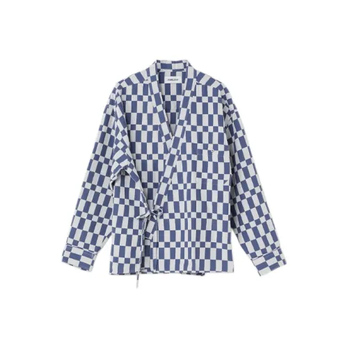 AMBUSH Shirts Unisex Blue Plaid
