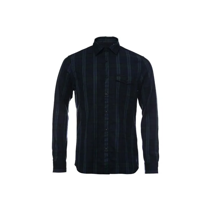 Burberry Shirt Men's Blue Green Plaid-0