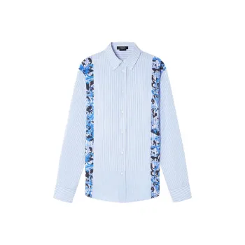 VERSACE Shirts Men Blue