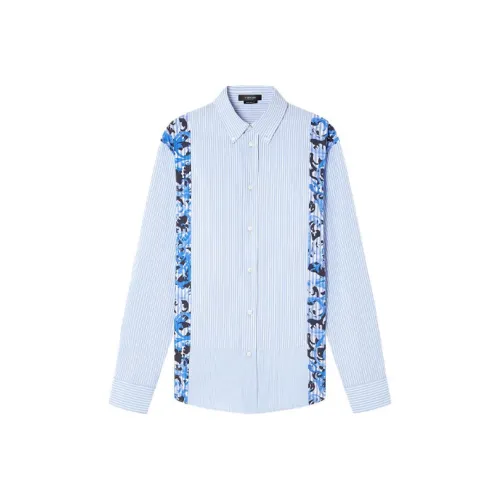 VERSACE Shirts Men Blue