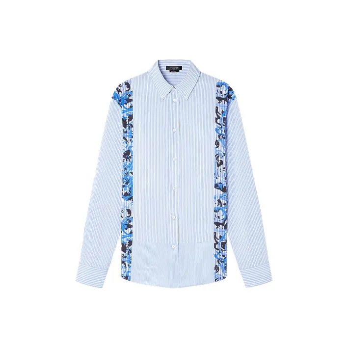VERSACE Shirts Men Blue-0