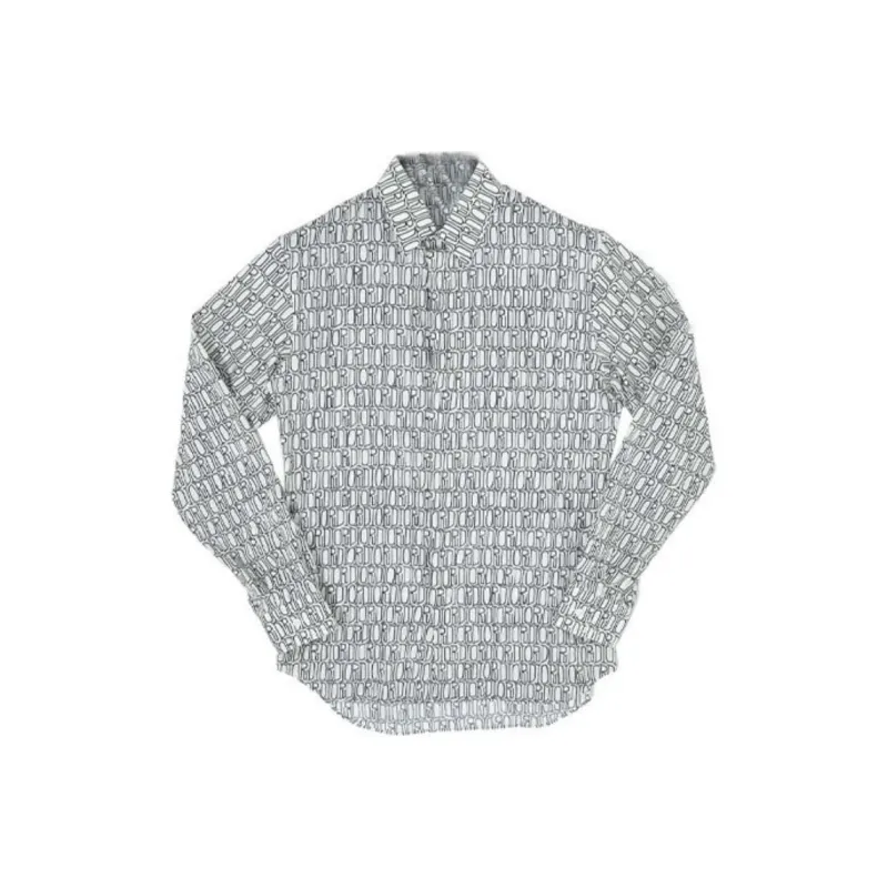 Stussy X DIOR Quarterly New Products Shirts Men Blue-0