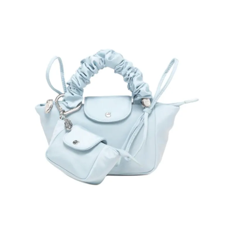 CARLYN Nylon One Shoulder Handbag Mini Women's Black/White/Pink/Blue-25