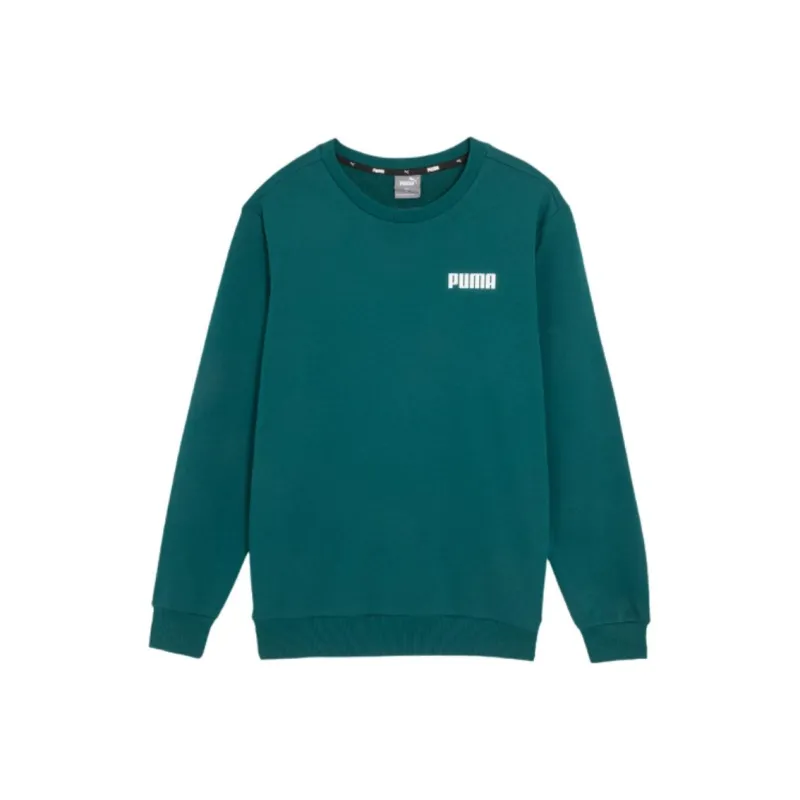 PUMA ESSCREW SWEAT TR M Sweatshirt Men's Green-0