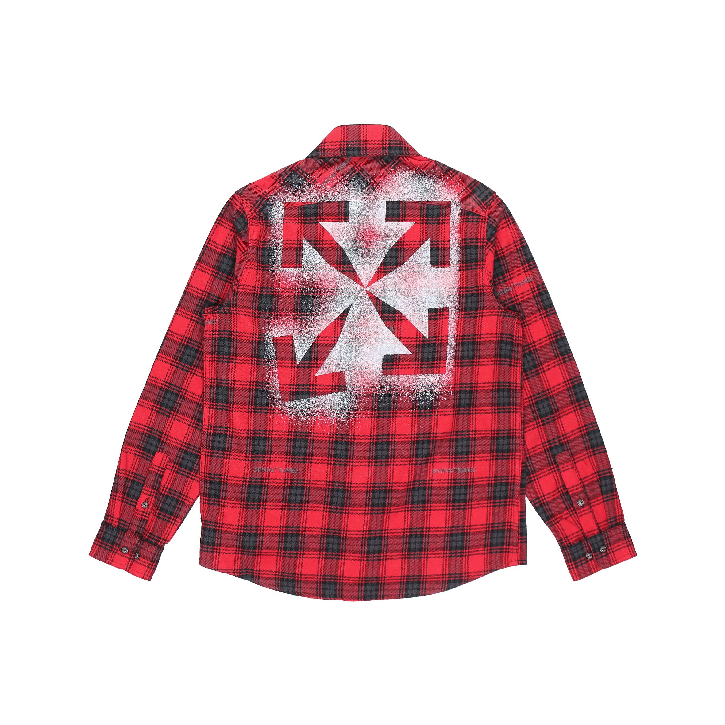Supreme Hooded Flannel Zip Up Shirt Orange XL - POIZON