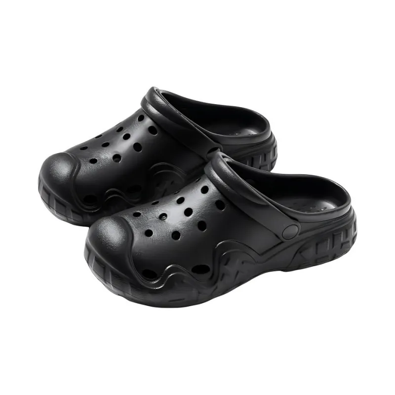 LUNNIFEIYA Platform Clogs For Men And Women's Summer Instagram Style Reversible Couple Beach Sandals-5