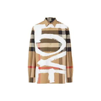 Burberry Shirt Fall Men's Archive Beige
