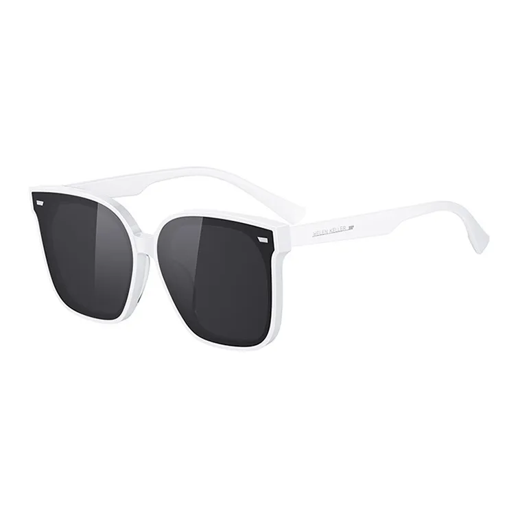 HELEN KELLER Plate Frame Irregular Shape Sunglasses Unisex-0