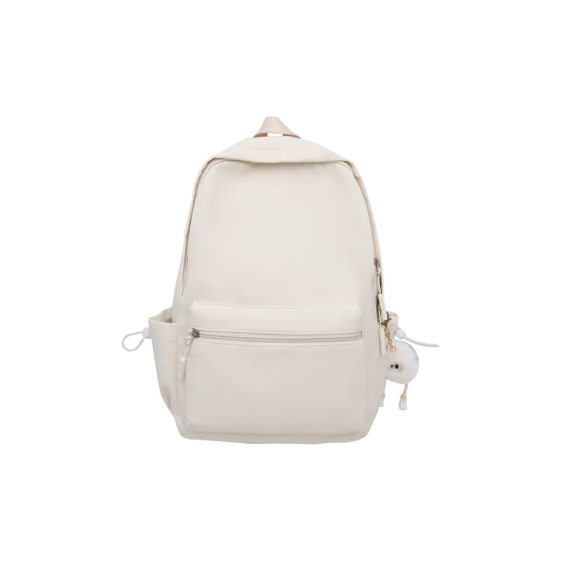Single Warehouse Nylon Backpack Large Size Unisex Green/White/Black/Yellow/Pink-2