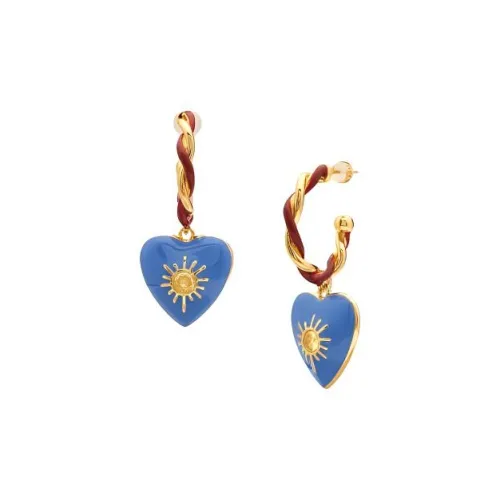 Oups! Plaid Enchantment Collection 925 Sterling Silver Vintage Refined, Niche Versatile Hoop Earrings, Box Women's