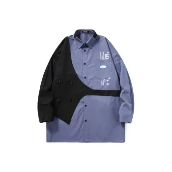 GENANX Shirts Unisex Blue Black