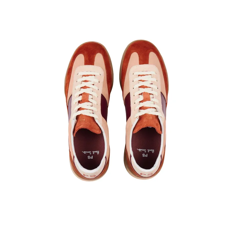 Paul Smith Dover Low Top Casual Shoes Women's Beige Red-4
