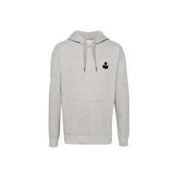 ISABEL MARANT ETOILE Matte Logo Printed Drawstring Hoodie
