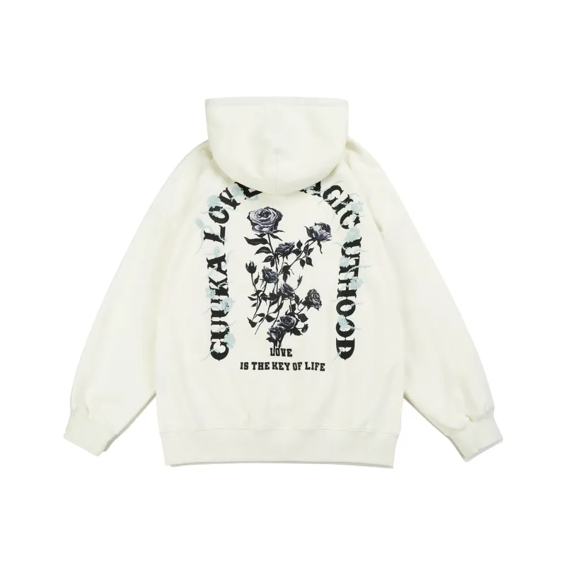 Guuka Heavyweight Hoodie Men's Cotton Unisex White-0