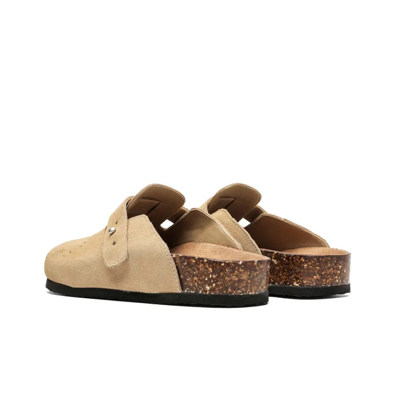 N6K8 Abrasion Resistant Slip Resistant Wrap toe Slippers Unisex Sand Dune-4