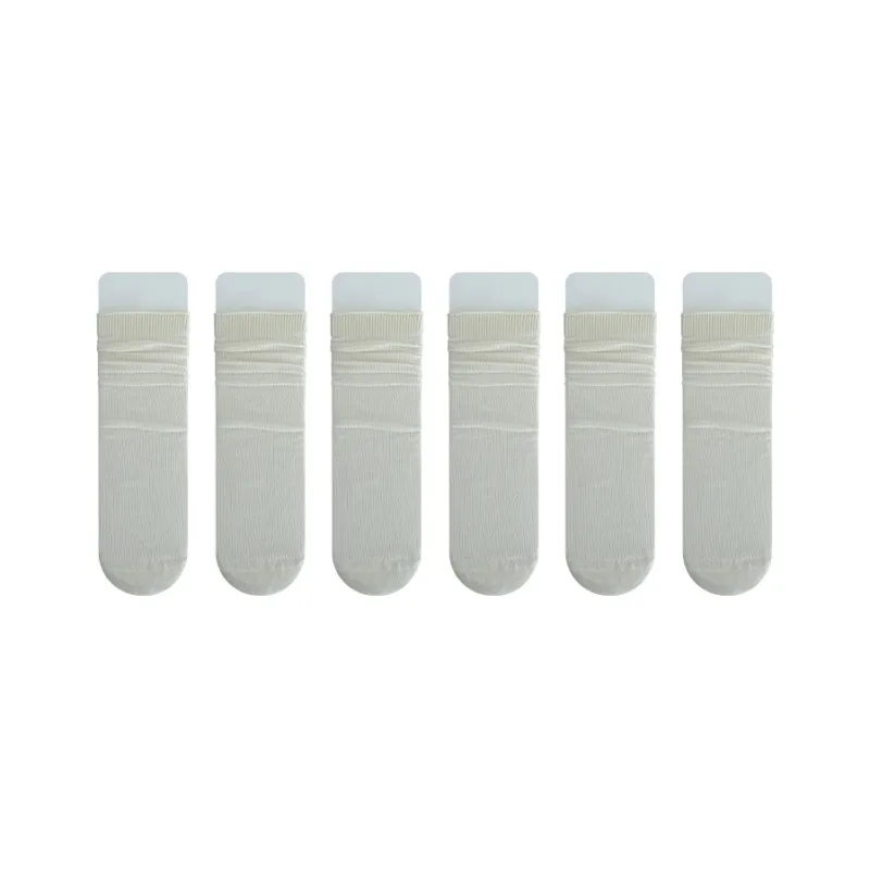 Moremoli Mid Calf Socks Women's 6 Pack-11
