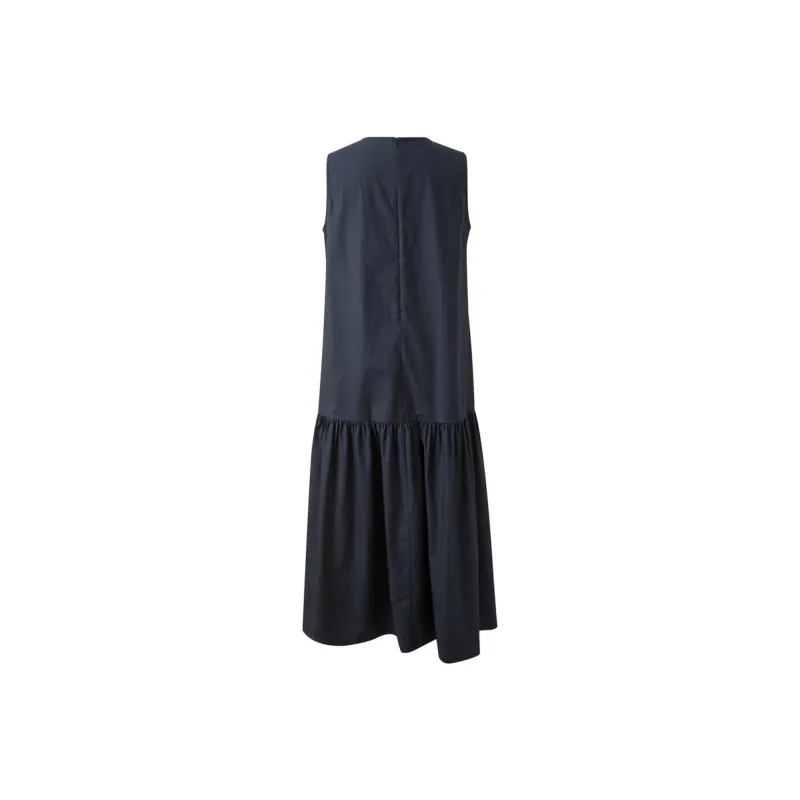 3COLOUR Sleeveless Dress Women's Navy Blue-1