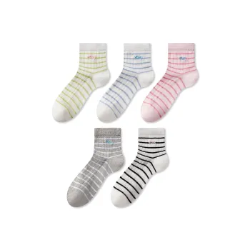 JIAZINI Mid Calf Socks Women's Combo Set